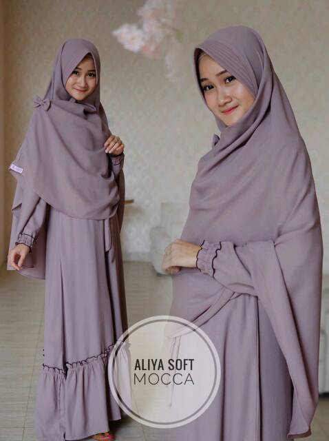 Gamis \u2764\ufe0f ALIYA SET SYARI \u2764\ufe0f by Adzkia Hijab