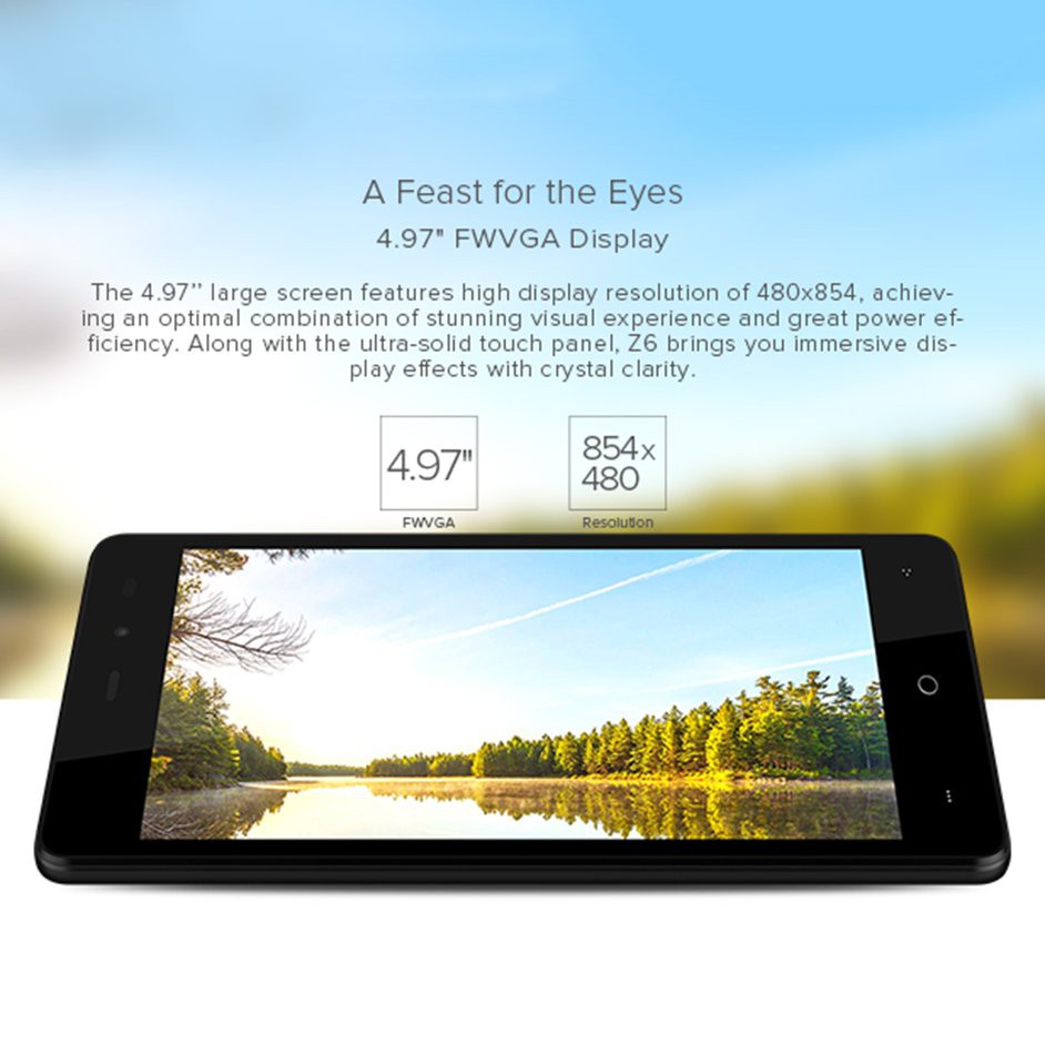 \u3010FREE ONGKIR \u3011LEAGOO Z6 4.97 inch 1+8G Adroid 6.0 Quad-core 2000 mAh Smart Phone