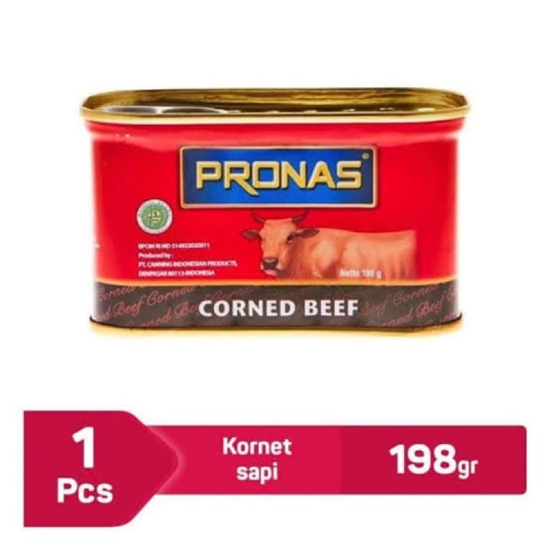 

Pronas Kornet Daging Sapi Corned Beef 198 g (kemasan kaleng EOE)