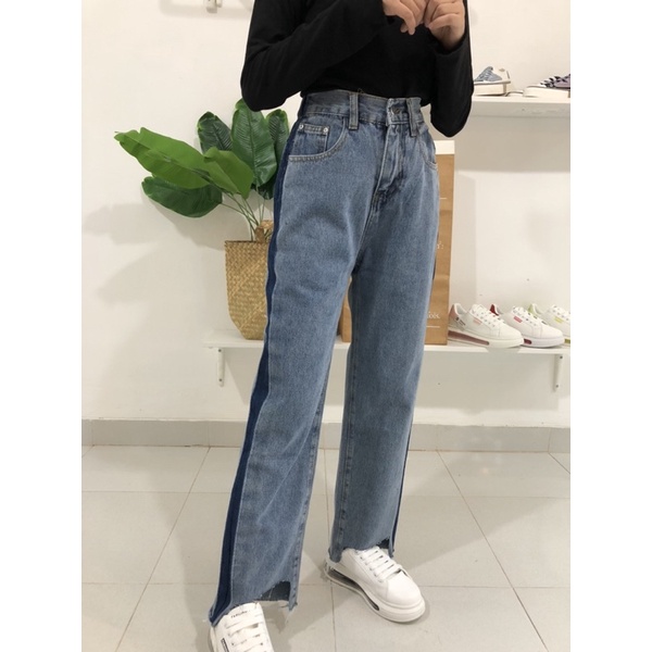 AVANCEID (S-XXL) CELANA JEANS PANJANG HIGH WAIST BAGGY JEANS KULOT 7342