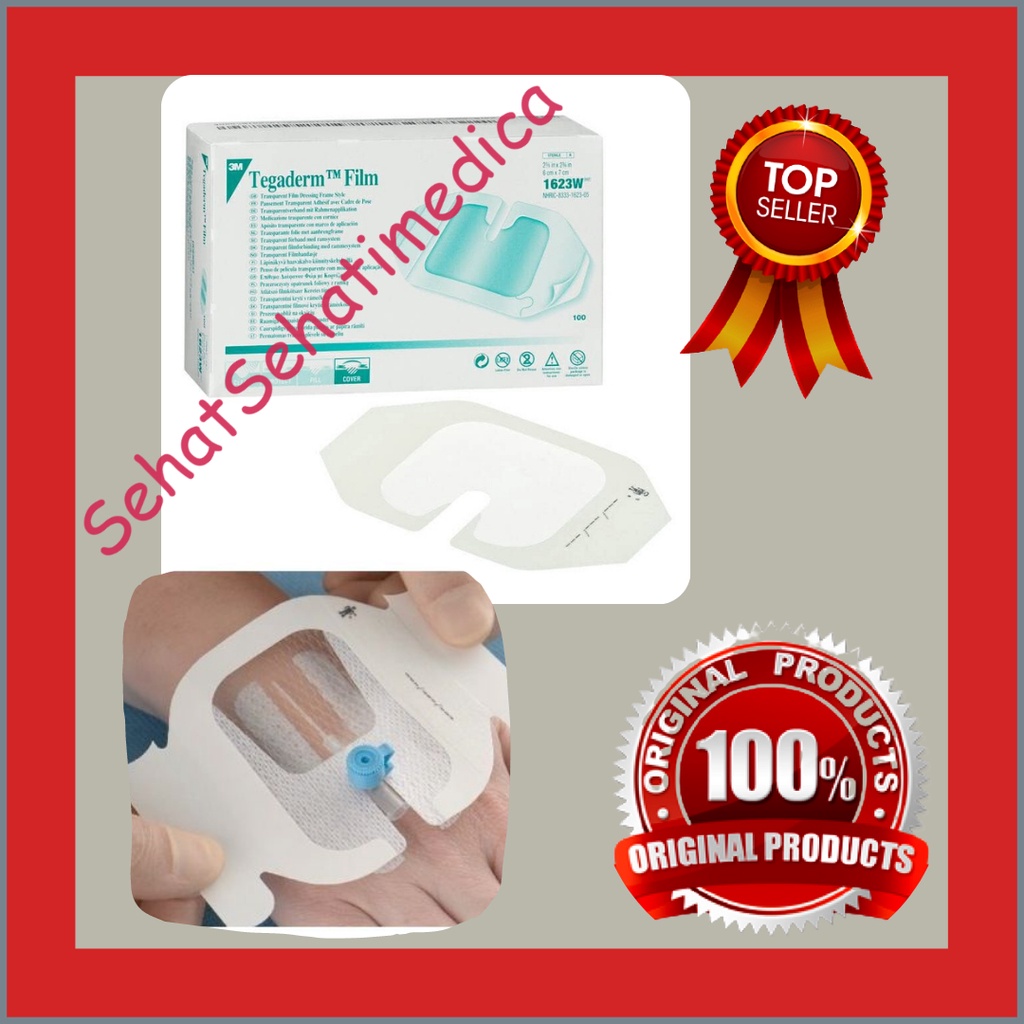 ECER - TEGADERM FILM 6CM X 7CM MODEL 1623W L / 3M / PLESTER INFUS