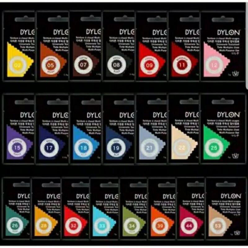 pewarna dyllon/wantek textile/wantek dalam lon