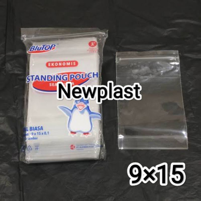 standing pouch seal lebar / plastik snack klip berdiri 9×15 isi50pcs