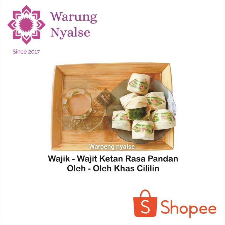 

1 KG WAJIT ASLI CILILIN "WARUNG_NYALSE" /WAJIK BANDUNG ORIGINAL KETAN HITAM DODOL WAJIT OLEH-OLEH CEMILAN BANDUNG TERMURAH ORIGINAL TERPERCAYA