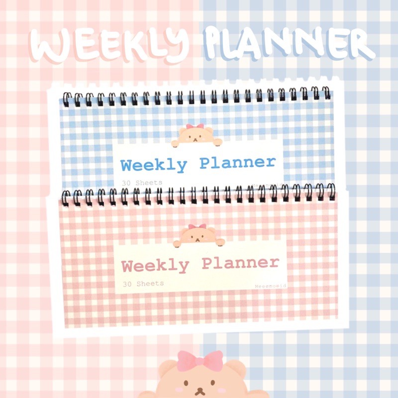 

Baby Bear Weekly Planner