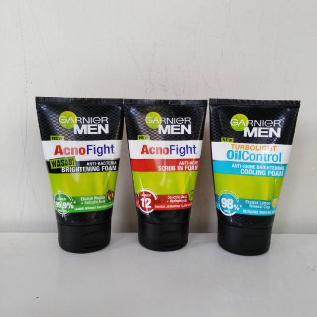 Garnier Men Foam / Sabun Cuci Muka Garnier 100ml
