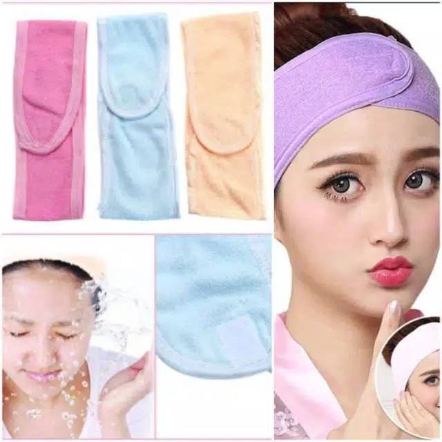 Bando Mandi Facial Headband Handuk Kepala Bandana Rambut - 1 Pcs