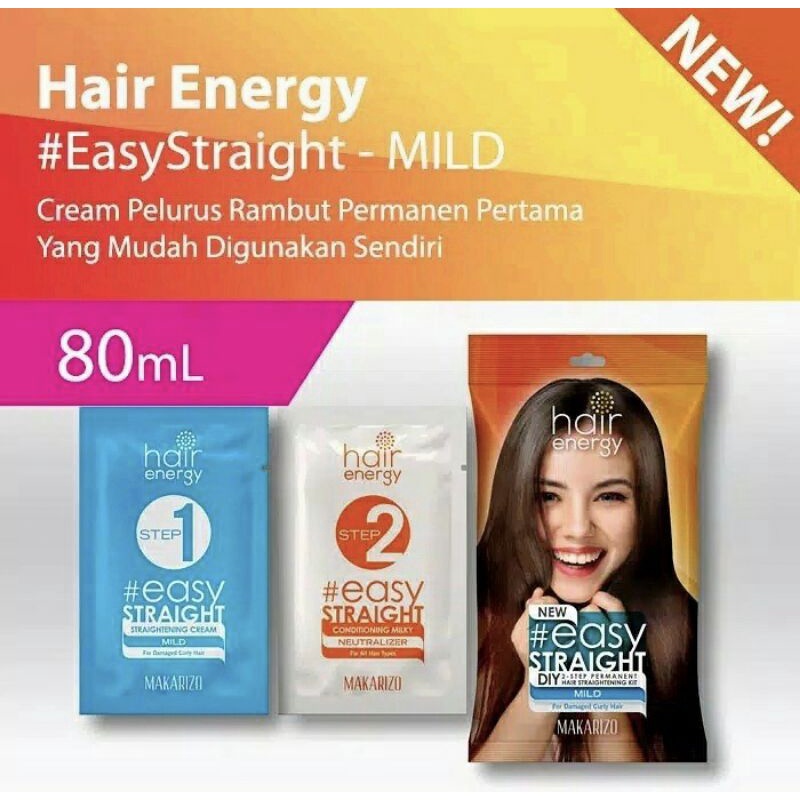 ❤mawarjingga❤MAKARIZO Easy Straight DIY Kit | Pelurus Rambut 80ml