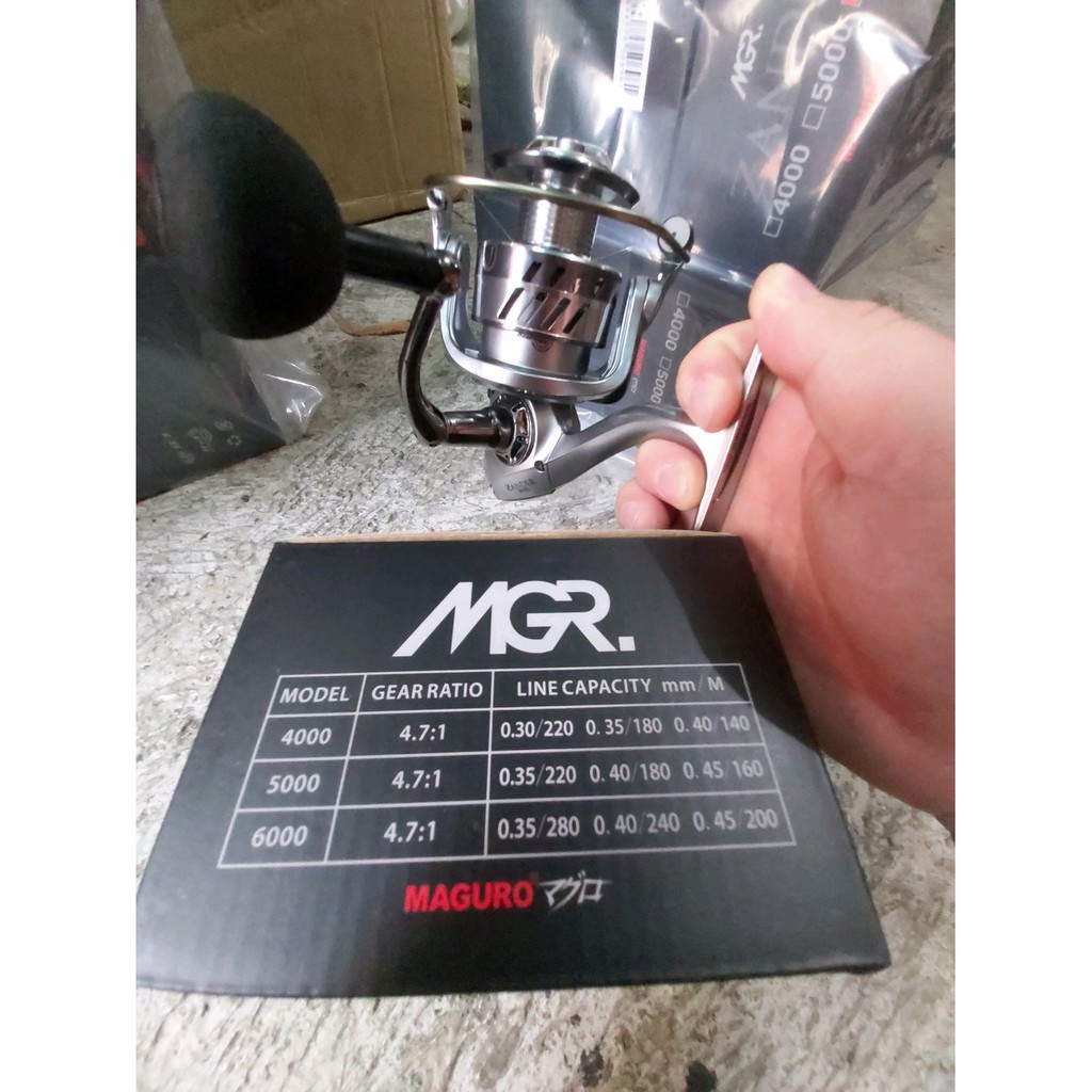 Fishing Reel Maguro Zander 6000 Power Handel