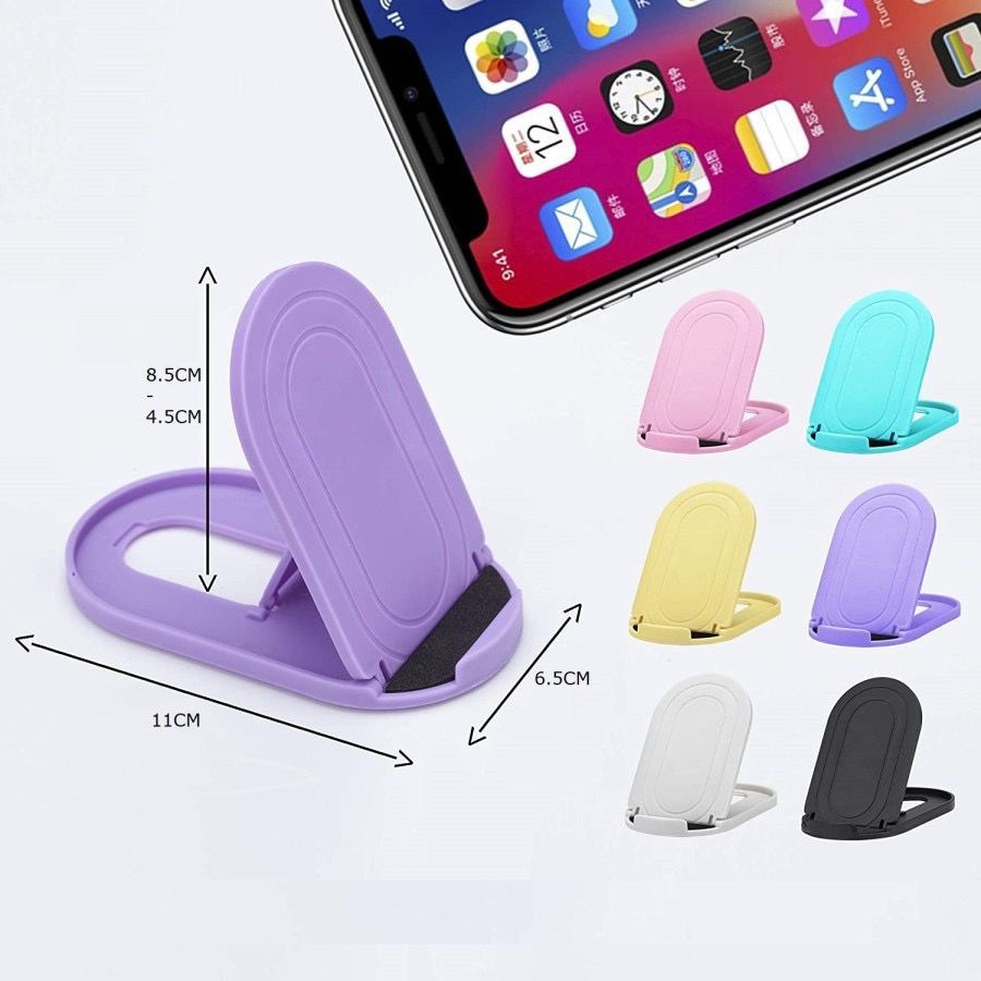 Tatakan HP Folding Stand Holder Handphone Di Meja Penyangga HP Penyangga Lipat Portable Dudukan Hp Sandaran HP