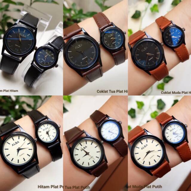 【GRATIS ONGKIR】JAM TANGAN COUPLE MURAH READY 6 WARNA HARGA SATUAN!!