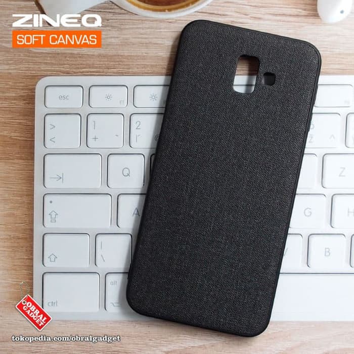 Soft Canvas Hybrid Case Samsung J6+ J6 Plus 2018 Softcase Hard Casing