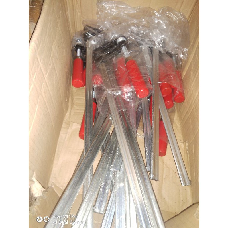 Terlaris Clamp F Mini Klem Penjepit Model F Size 50 X 600 Mm ( 5 X 60 Cm ) y93GYVRsY6a78X