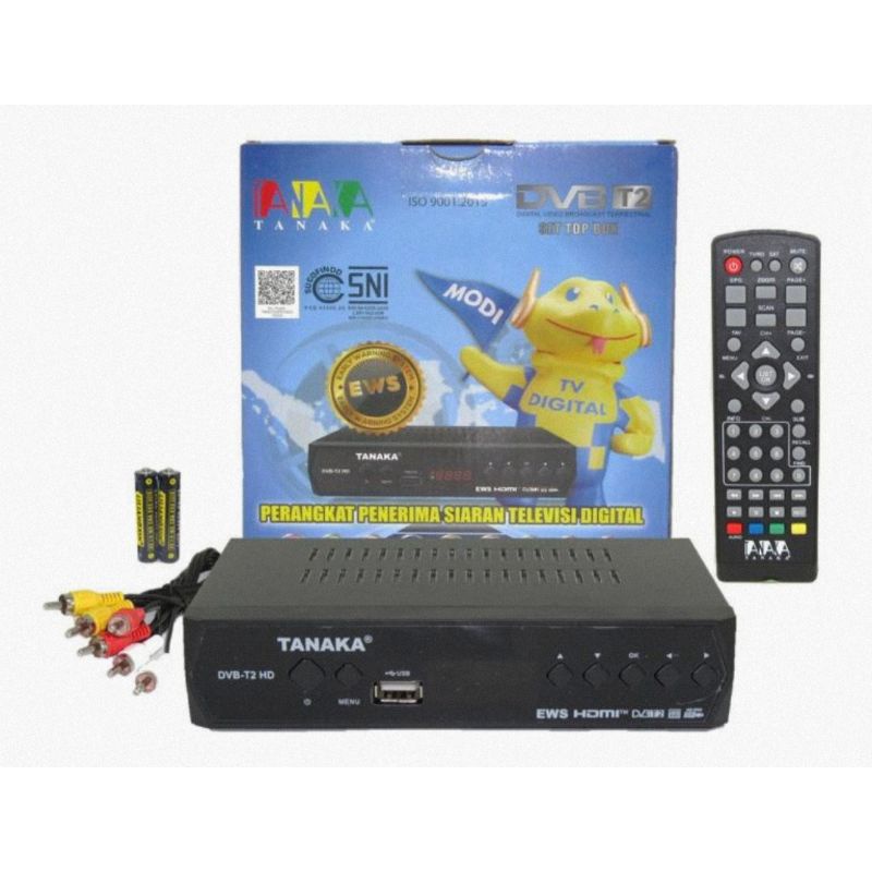 Jual Digital Set top box DVB T2 TANAKA Bodi Besi Shopee Indonesia