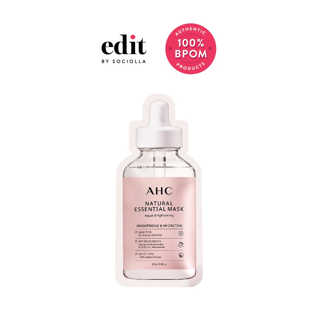 

AHC Natural Essential Mask Aqua Brightening - Edit by Sociolla