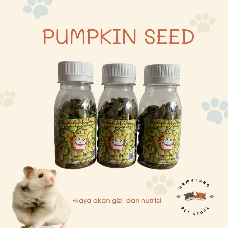 Pumpkin Seed Organic Biji Labu Natural Super Food For Hamster 60 mL