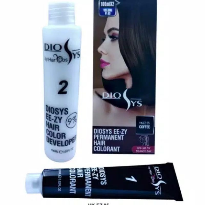 cat rambut hair color diosys 100ml col.COFFEE