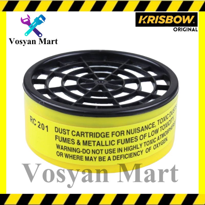 Krisbow Filter Debu dan Asap RC 201 Masker Respirator || Catridge Filter Krisbow RC 201 || Krisbow F