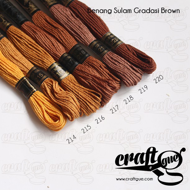 Benang Sulam (Rose) BROWN