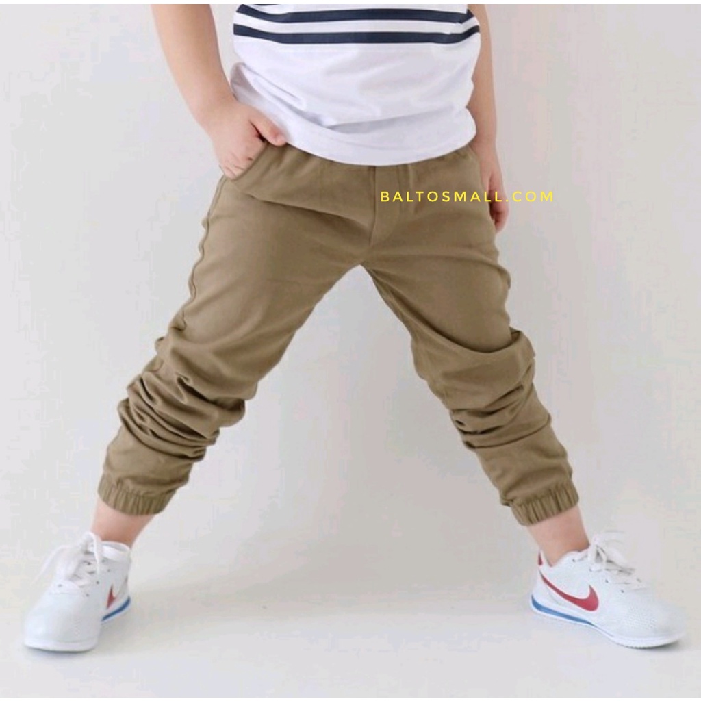 COD FREE ONGKIR Celana Jogger Cino Anak Premium Usia 1-9 Tahun A-2