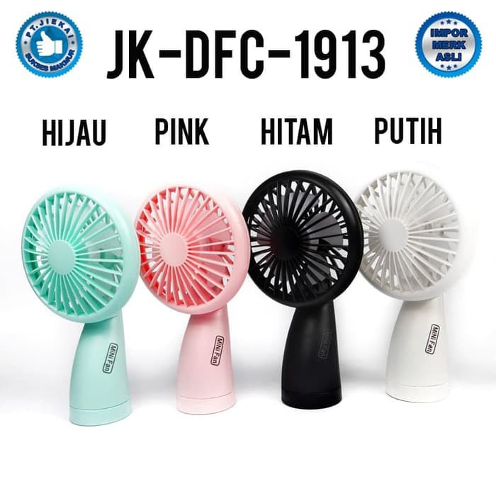 Terlaris kipas mini fan unik lucu portabel - Putih