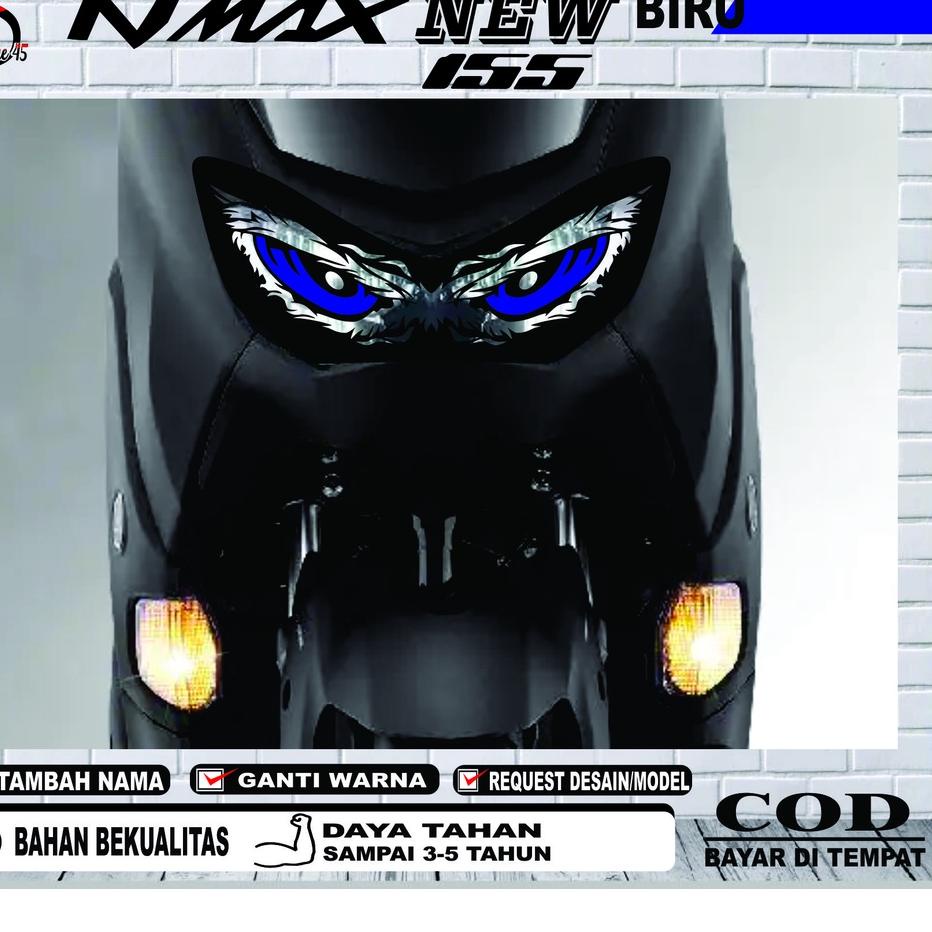 Serbuuuu.. Cutting Sticker Mata Elang Lampu Nmax New, Stiker Variasi Lampu Yamaha nmax New ( Nmax Ne