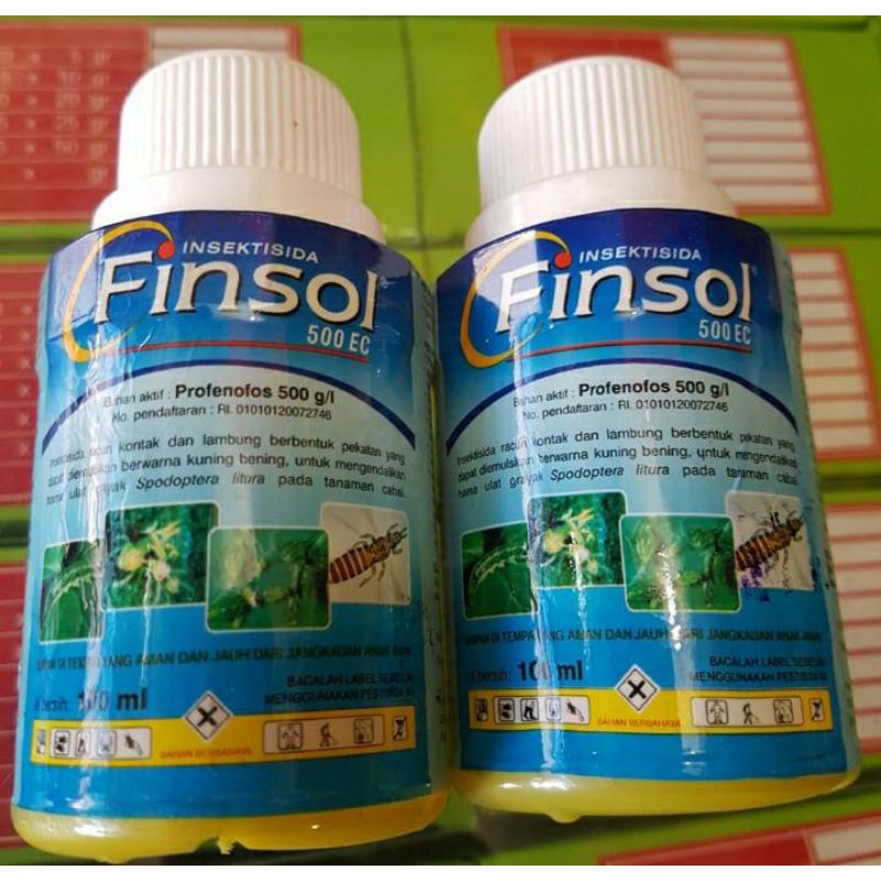 Insektisida FINSOL 500EC 100ML Hama Pada Tanaman Brokoli Tomat Kubis Sawi Cabai Kubis Kentang Wortel