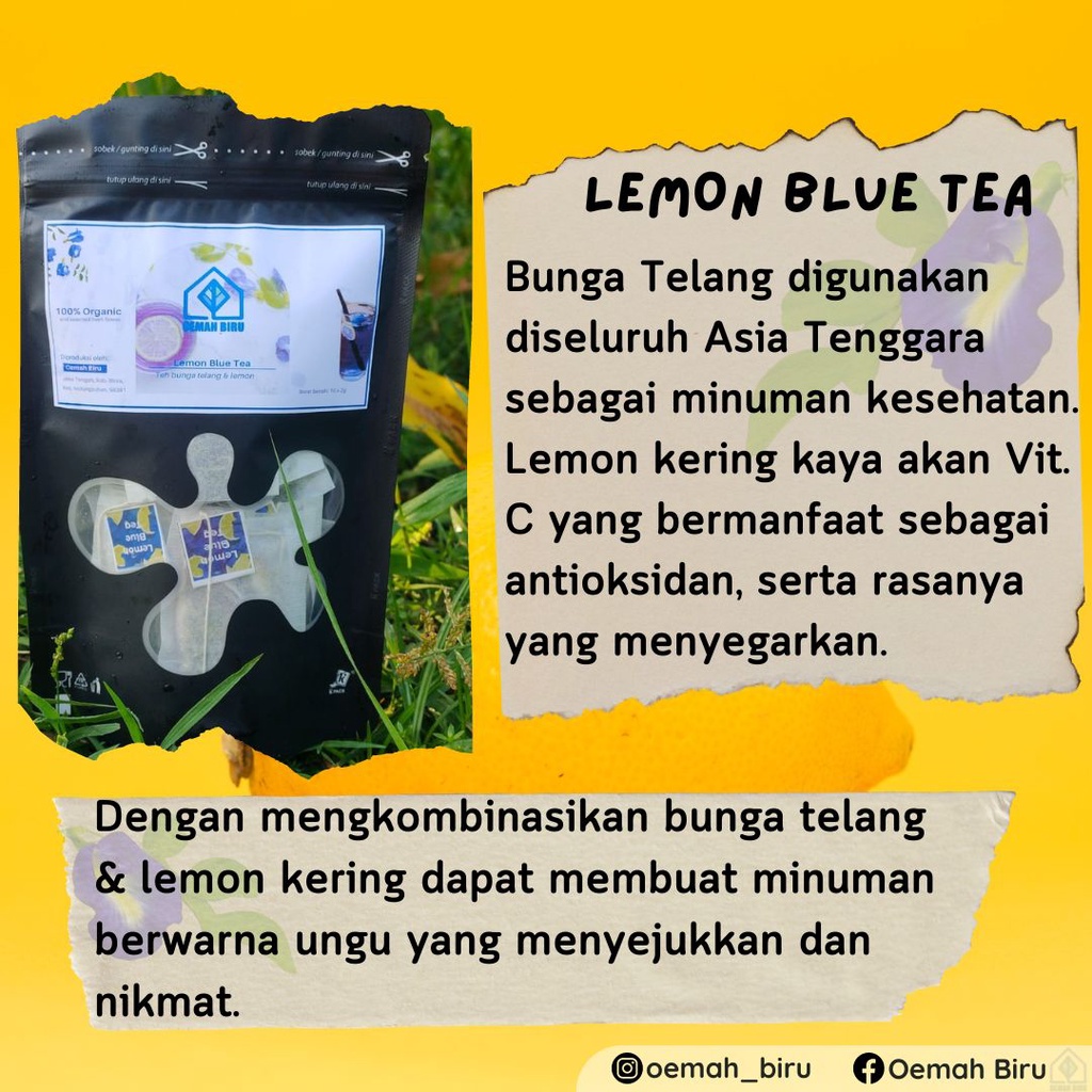 

Teh Celup Lemon Blue Tea