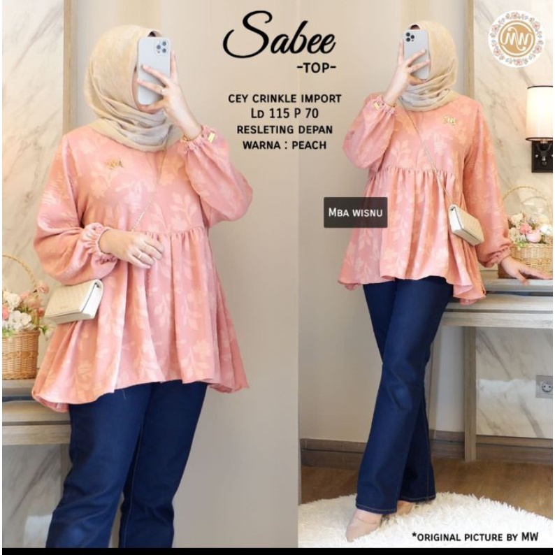 SABEE TOP ORIGINAL MBA WISNU/ATASAN WANITA/BLOUSE WANITA
