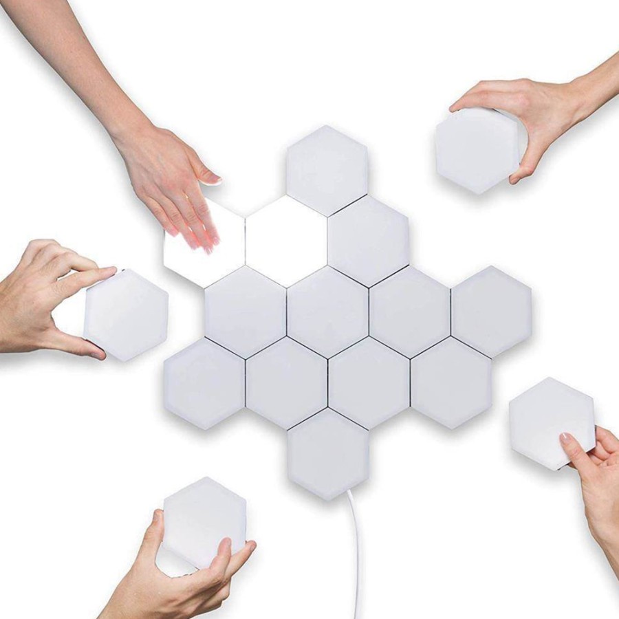 Lambu Hexagonal Percantik Kamar 3pcs