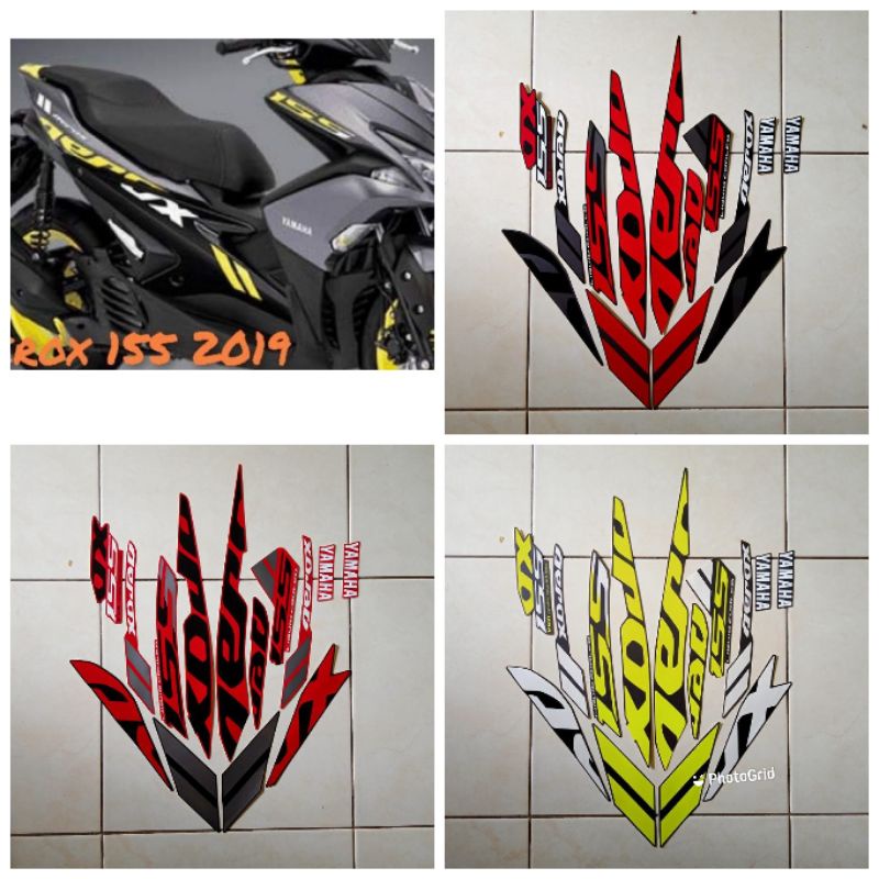 Jual Sticker Striping List Bodi Standart Motor Yamaha Aerox