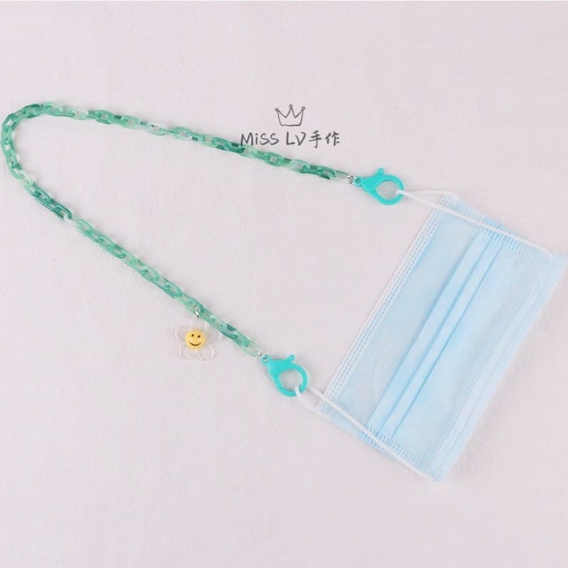 Kalung Strap Masker Tali Masker Kalung Mask Chain kekinian Sun Flower