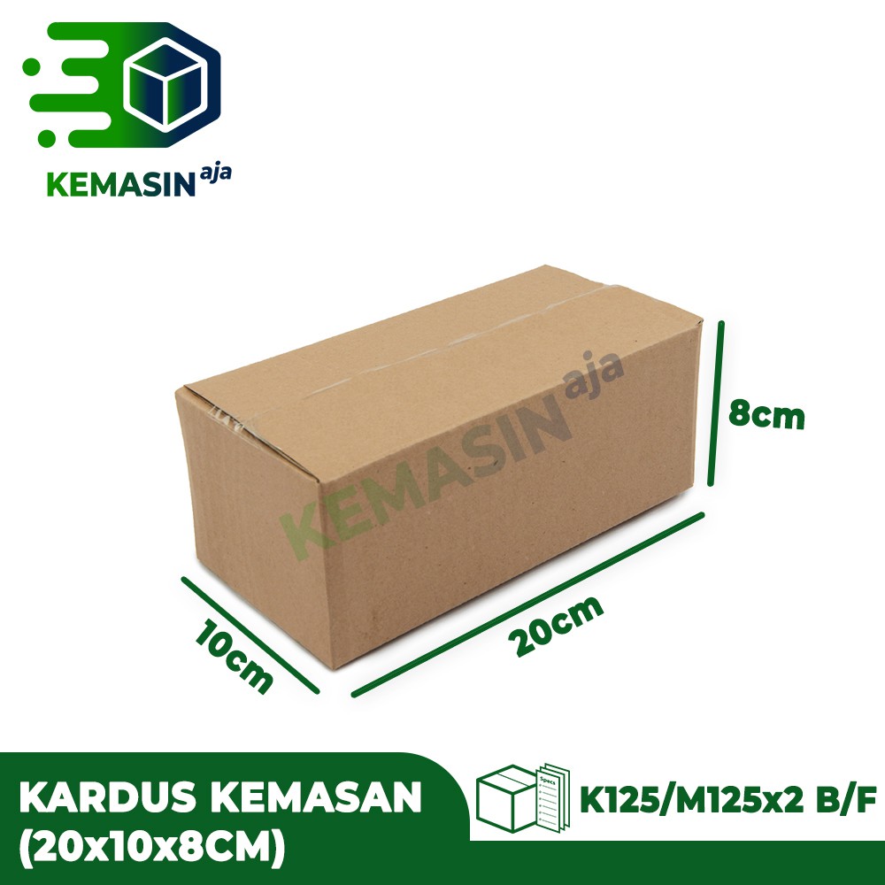 

Box Kardus Polos / Packaging Serbaguna Dimensi 20x10x8 cm