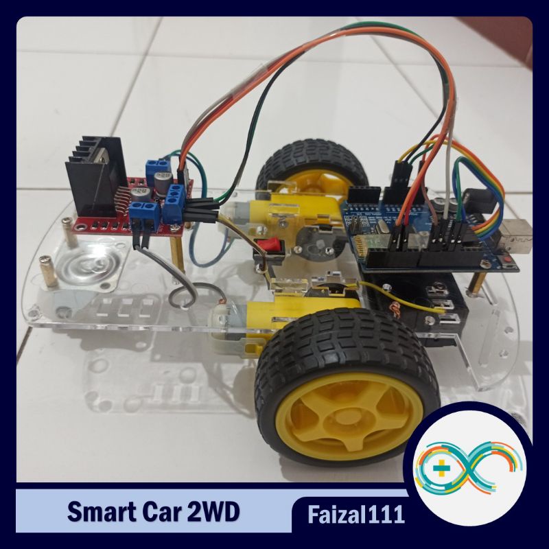 Mobil Remote Robot Arduino Bluetooth Smart Car 2WD