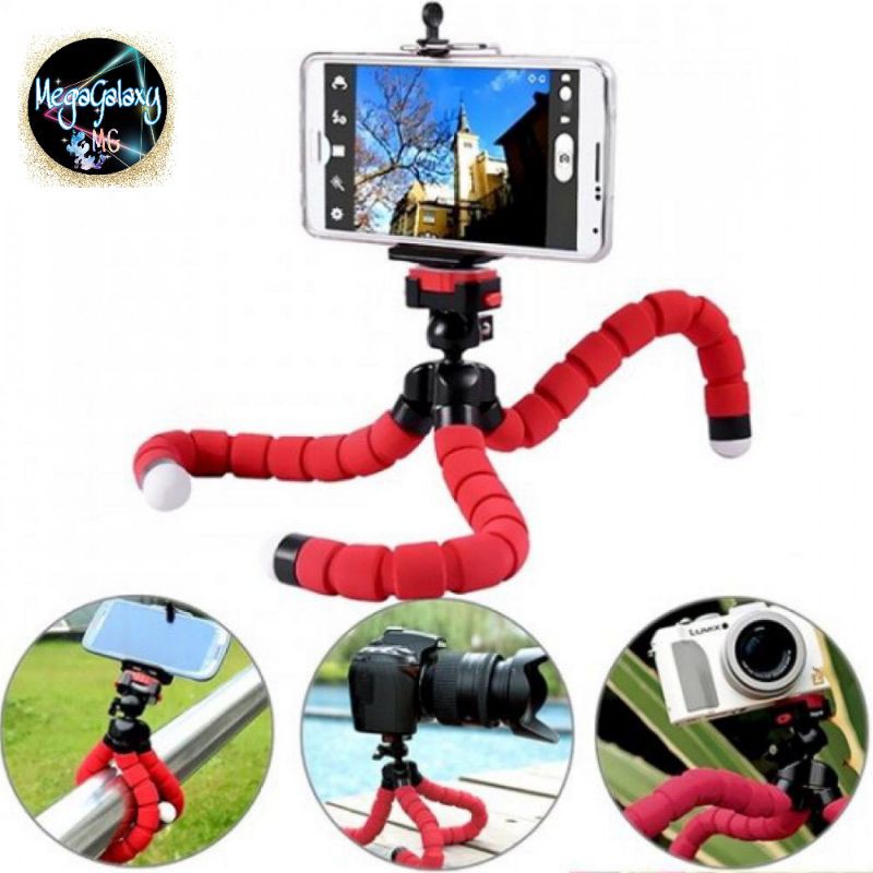 Tripod Gurita Mini Untuk Handphone/Kamera/Bracket Selfie Tongsis Flexible