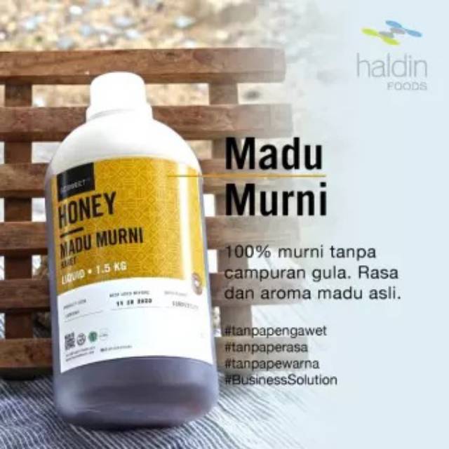 Haldin Madu hutan karet 100% murni
