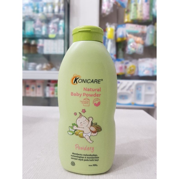 Bedak Konicare Baby 100gr / Konicare Natural Baby Powder / Bedak Bayi Konicare