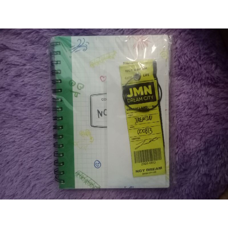 JAEMIN NCT Dream Life in Wonderland Commentary book + Luggage Tag