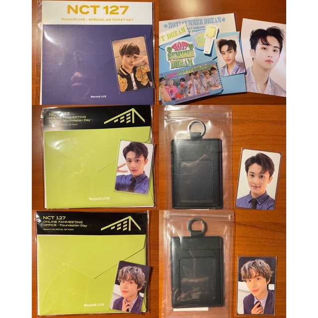 PC Mark Jungwoo AR Ticket Beyond Live Fanmeeting Card Wallet Cawal NCT 127 Dream
