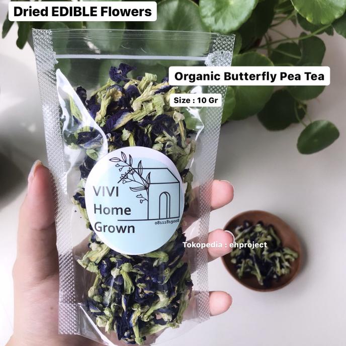 

Diskon Dried EDIBLE FLOWER Organik Butterfly Pea Tea 10Gr Teh Bunga Telang Diskon