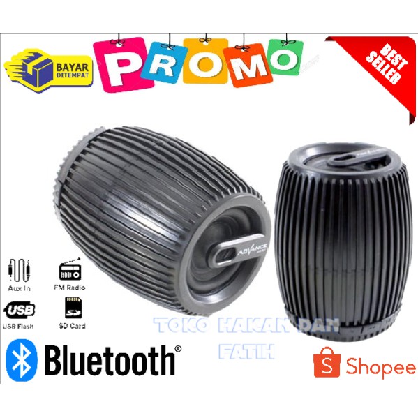 Speaker Mini Portable Advance ES010 Misound Mini Blueooth Speaker Pemutar Musik MP3 Portable