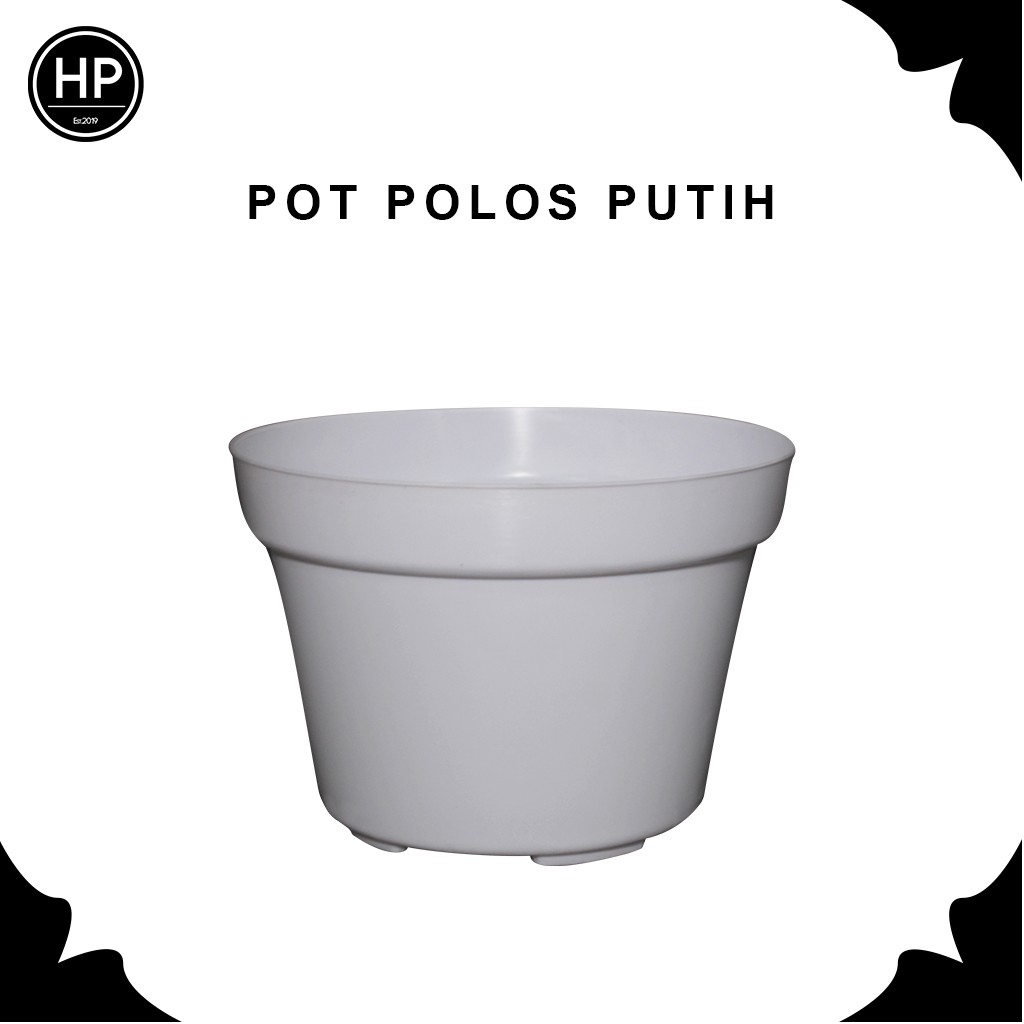 HPP - COD -POT TANAMAN PUTIH /POT 15-20 /POT PUTIH/POT WARNA/POT TANAMAN POLOS/POT PEMBIBITAN TANAMAN