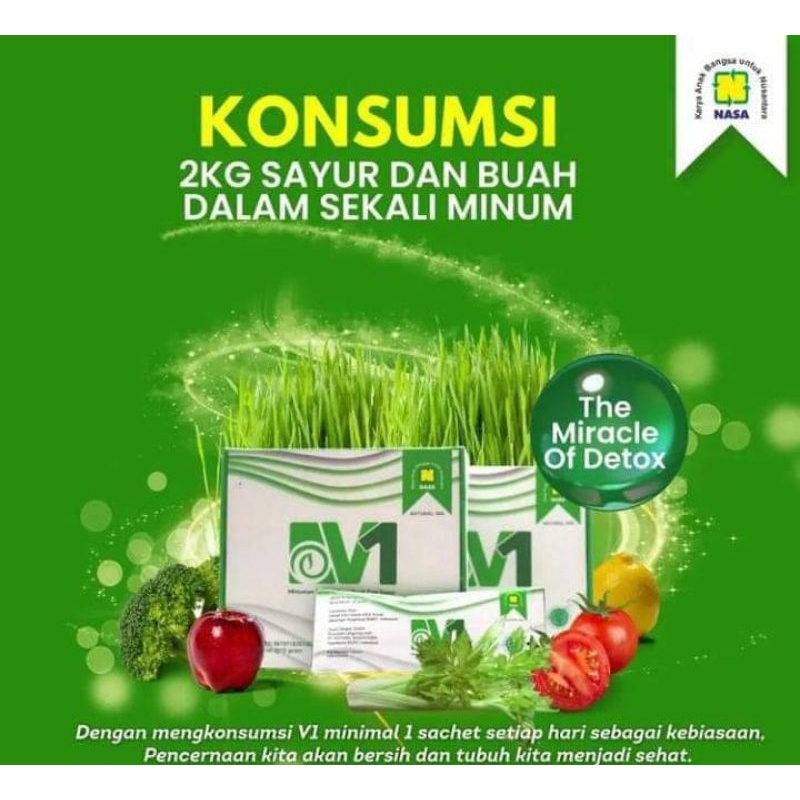 V1 nasa/miracle of detoks/bio V1/nasa V1/natural bio V1