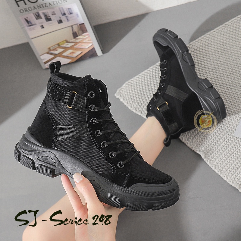 [JWALK] Sepatu Sneakers Boots Fashion Wanita Kualitas Import Premium - 248