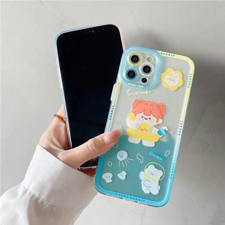 Soft Case Silikon TPU Transparan Cover Iphone 14 13 12 11 Pro XS Max XR X 8 7 6 6s Plus Mini