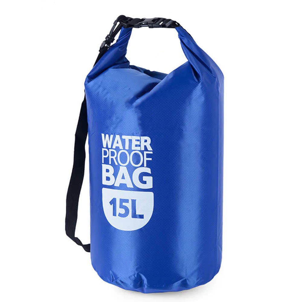 Dry Bag 15 Liter - Tas Penyimpanan  Anti Air Debu Bisa Jadi Pelampung Tas Anti Air Diving / Snorkling / Berenang Waterproof