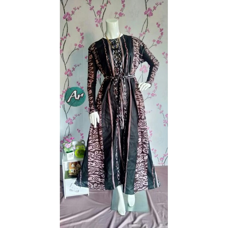 gamis batik jumbo ld140
