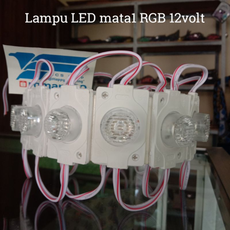 lampu kolong LED mata1 RGB 12volt