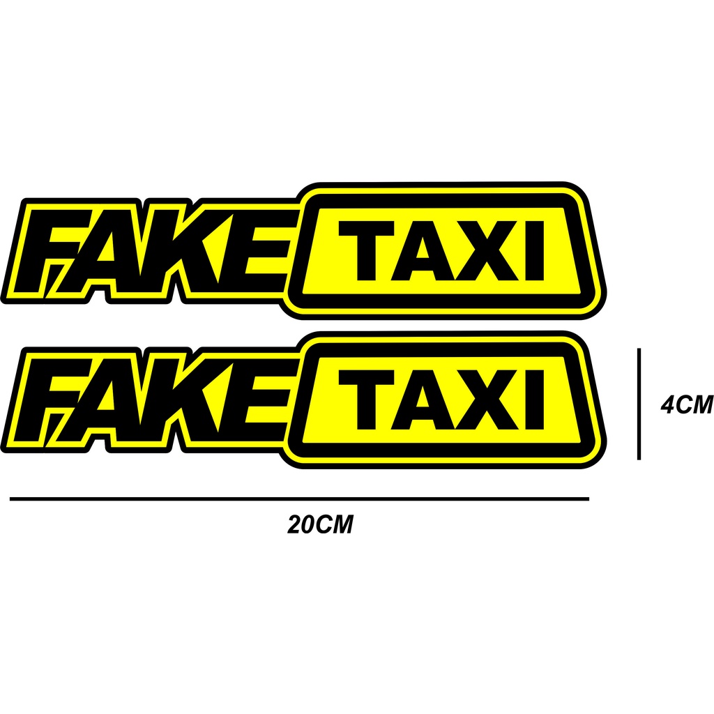 STIKER LOGO FAKETAXI