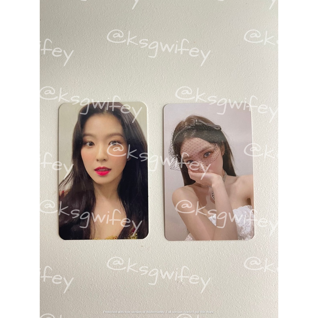 Photocard IRENE LA ROUGE & IRENE DAGU